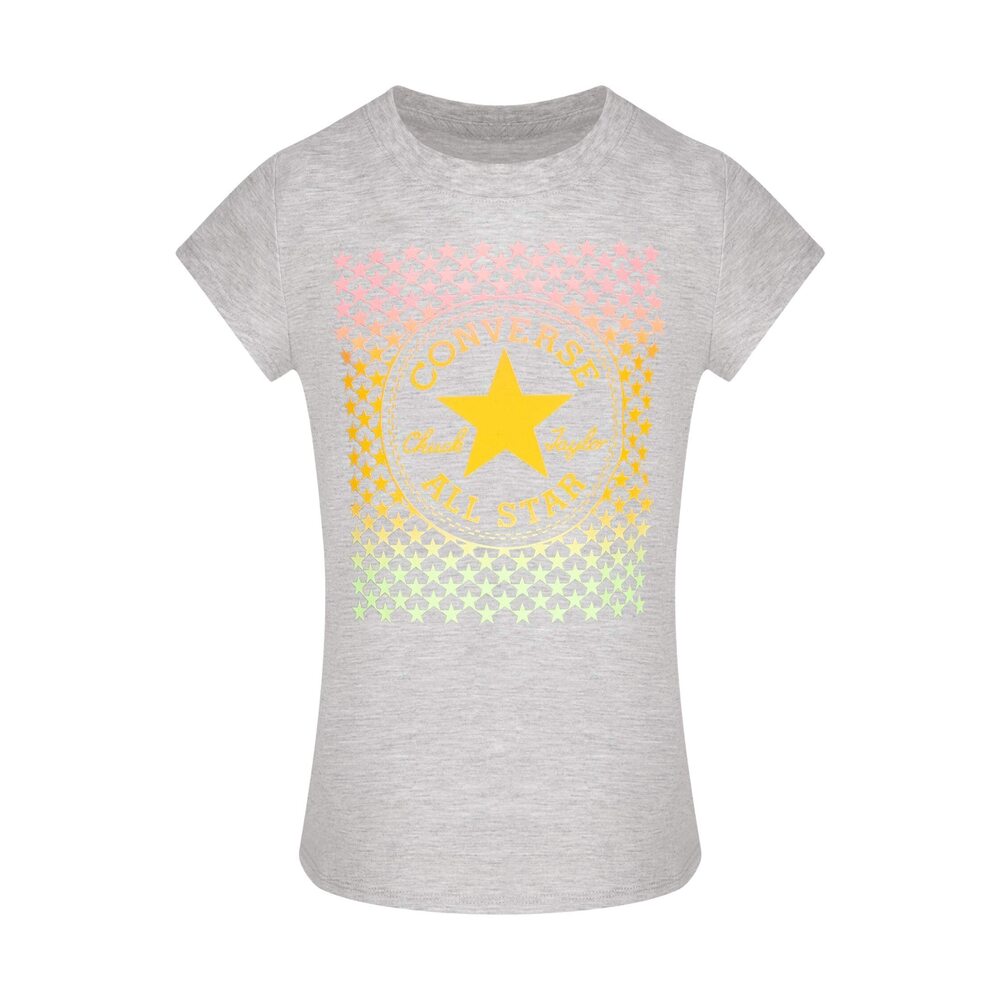 Converse Kids Girls Gradient Star Tee Lunar Rock 4 Little Kid